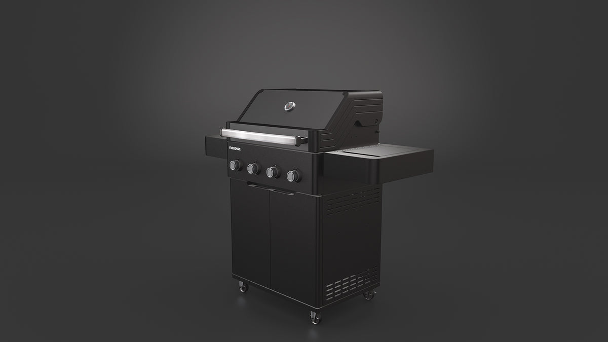 E4TB Four Burner Freestanding BBQ