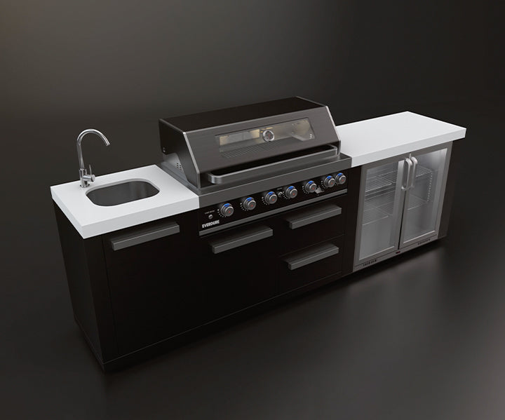 NBLPC‐21B Six Burner Freestanding BBQ