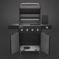 E4TB Four Burner Freestanding BBQ