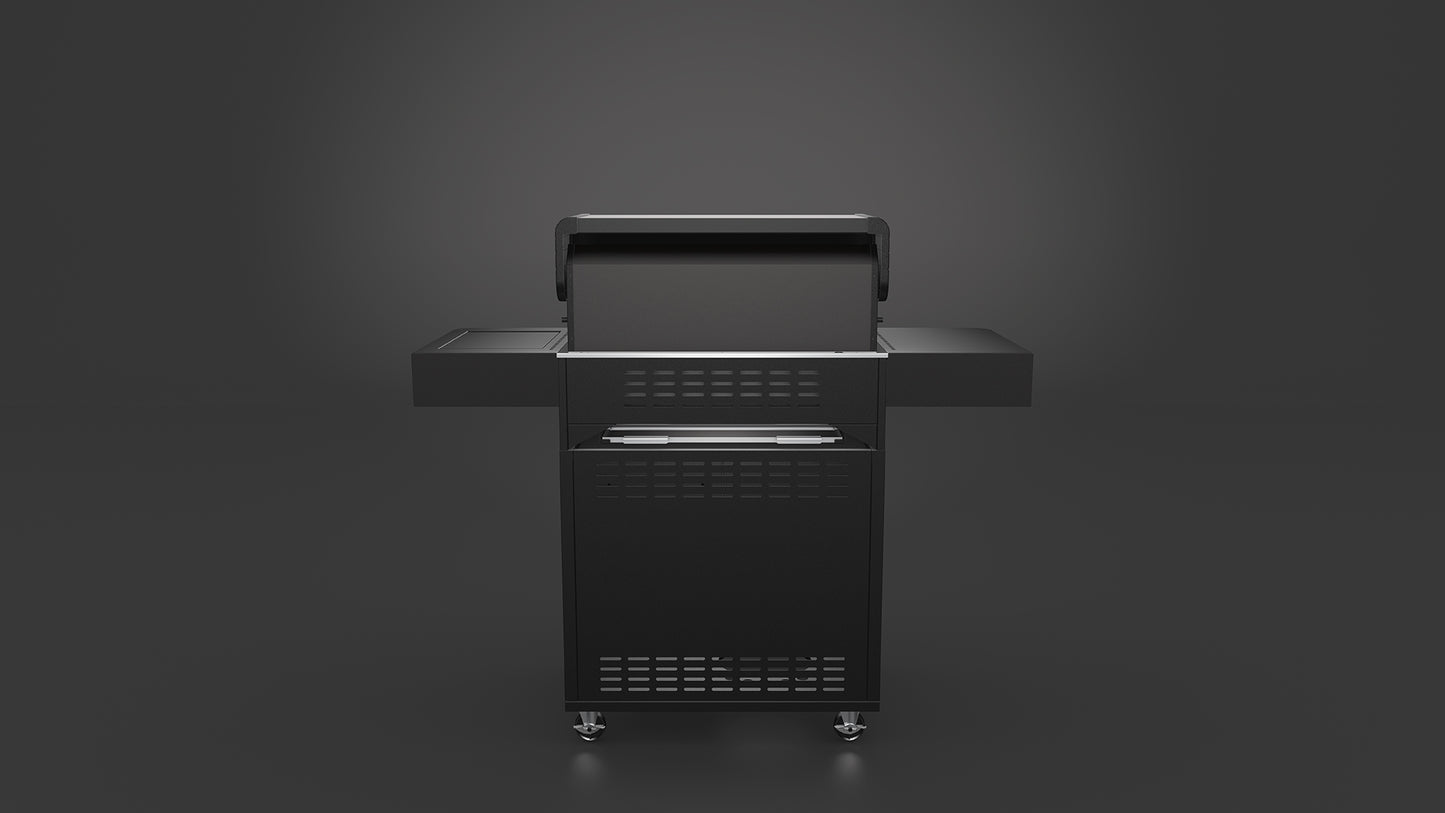 E4TB Four Burner Freestanding BBQ
