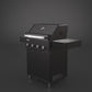 E4TB Four Burner Freestanding BBQ