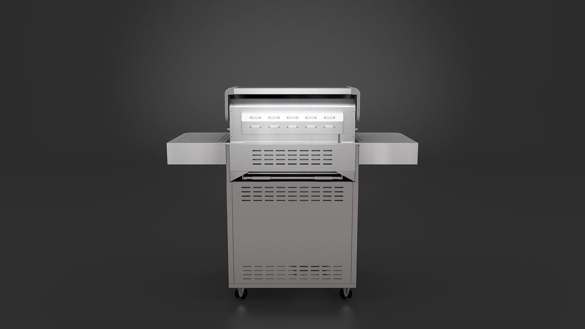 E4TS Four Burner Freestanding BBQ