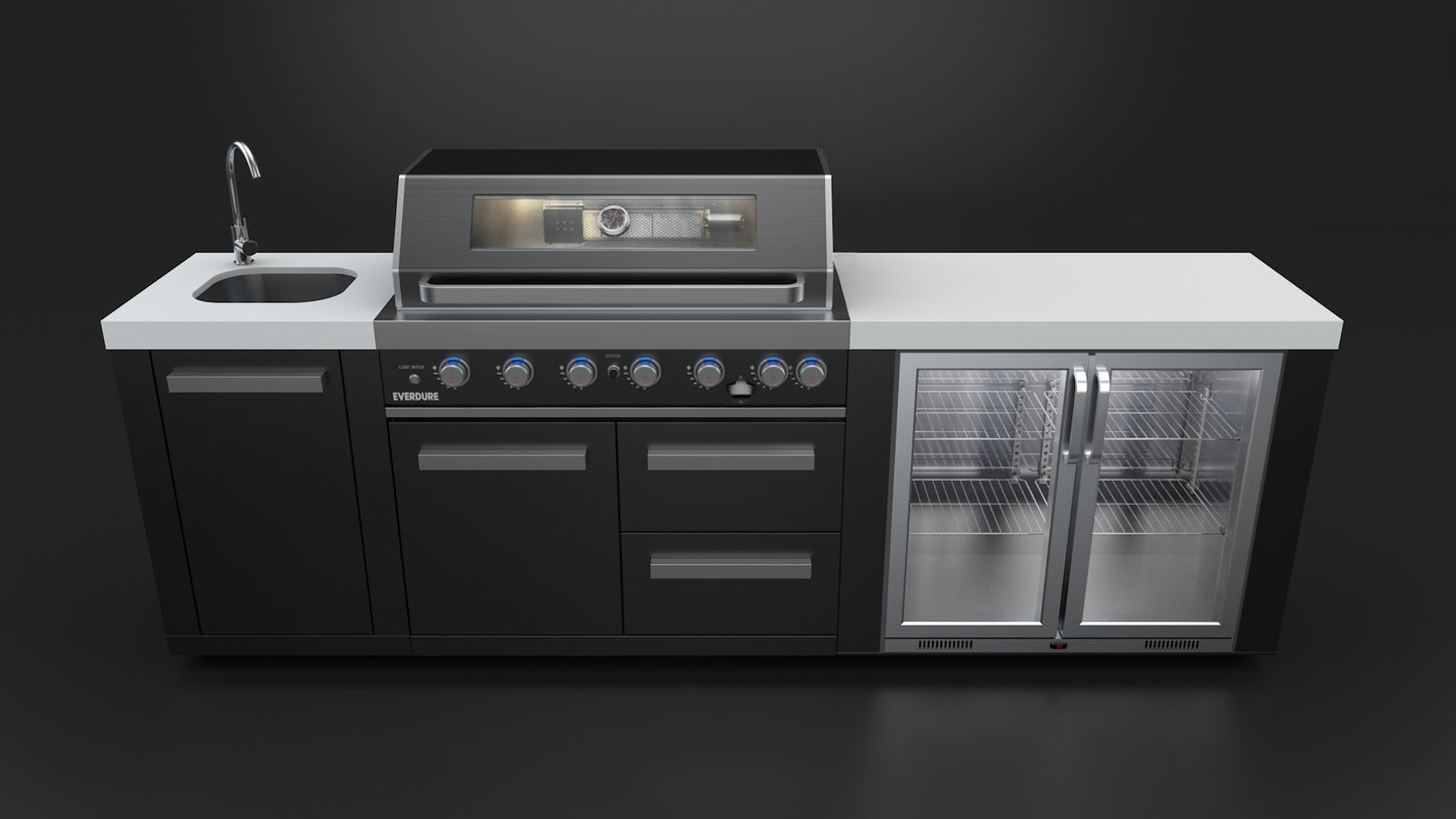 NBLPC‐21B Six Burner Freestanding BBQ